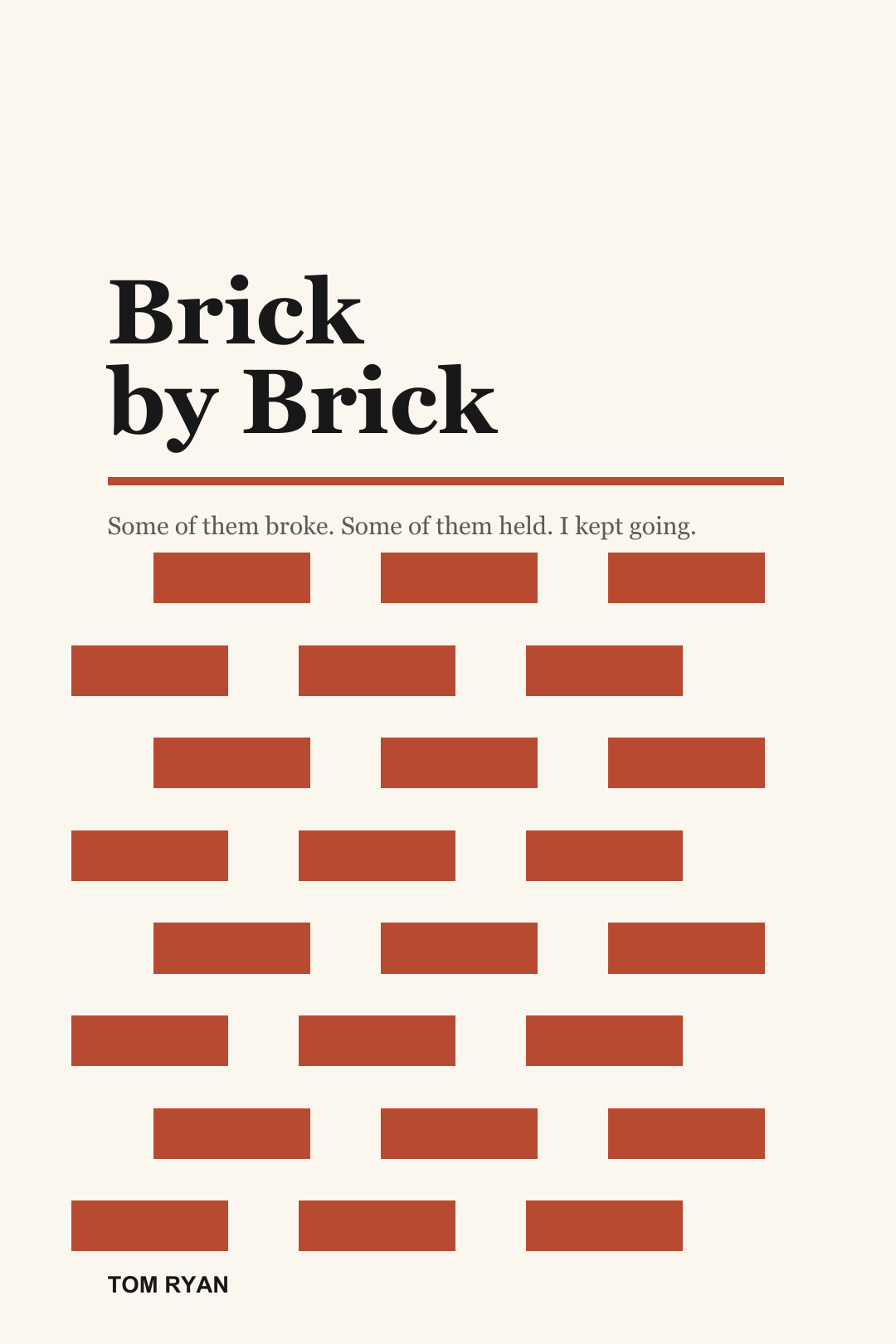 Brick by Brick paperback cover