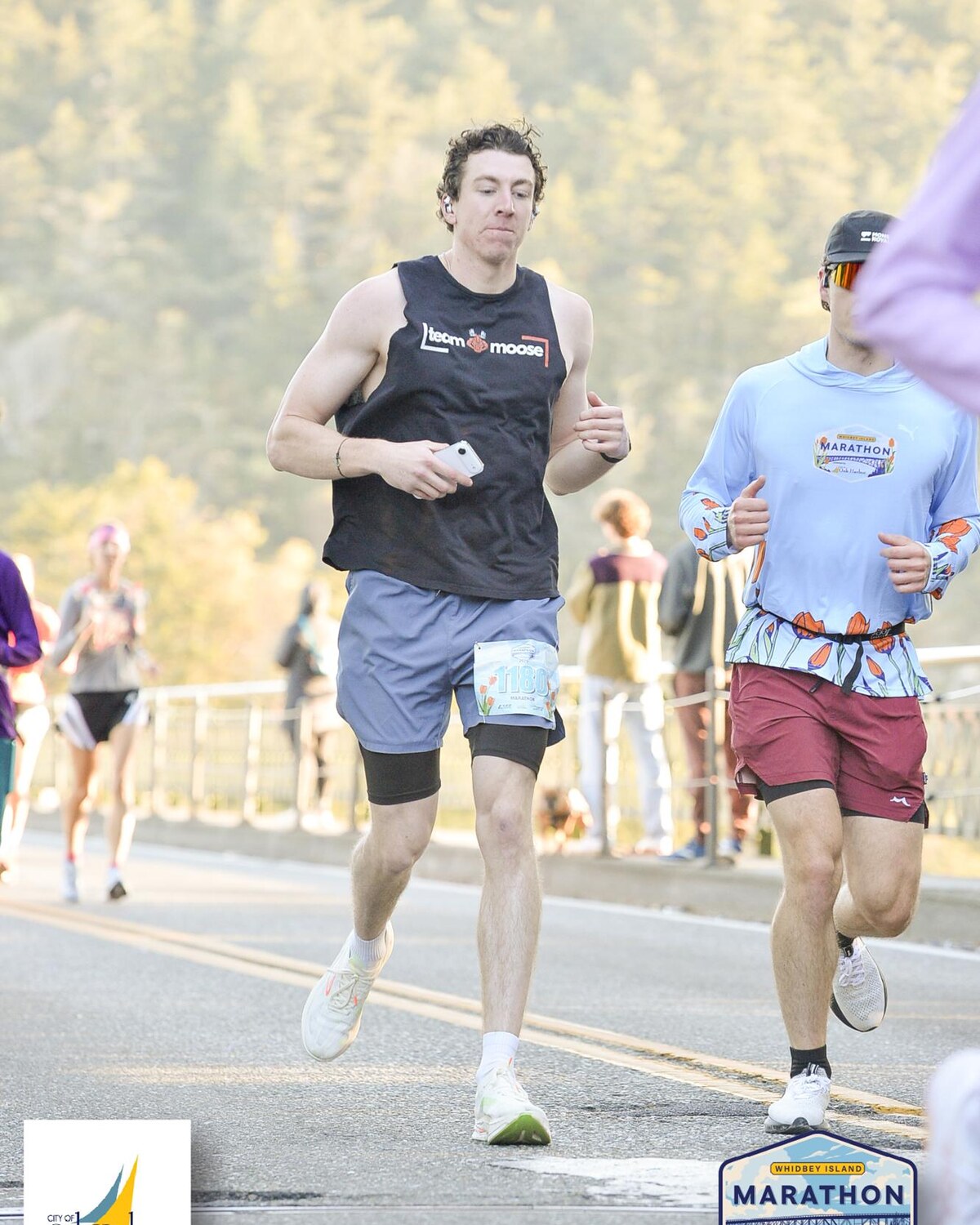 Tom Ryan running during a marathon